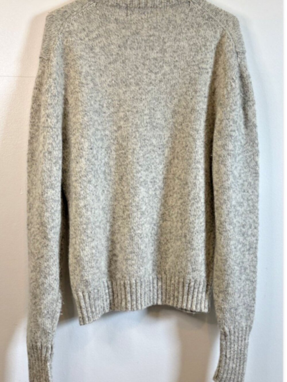 Vintage Woolrich Knit Pullover Crewneck Sweater Light Heather Gray XL - Picture 4 of 4
